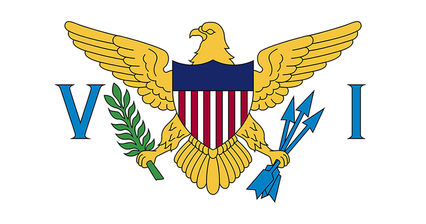 The US Virgin Islands flag